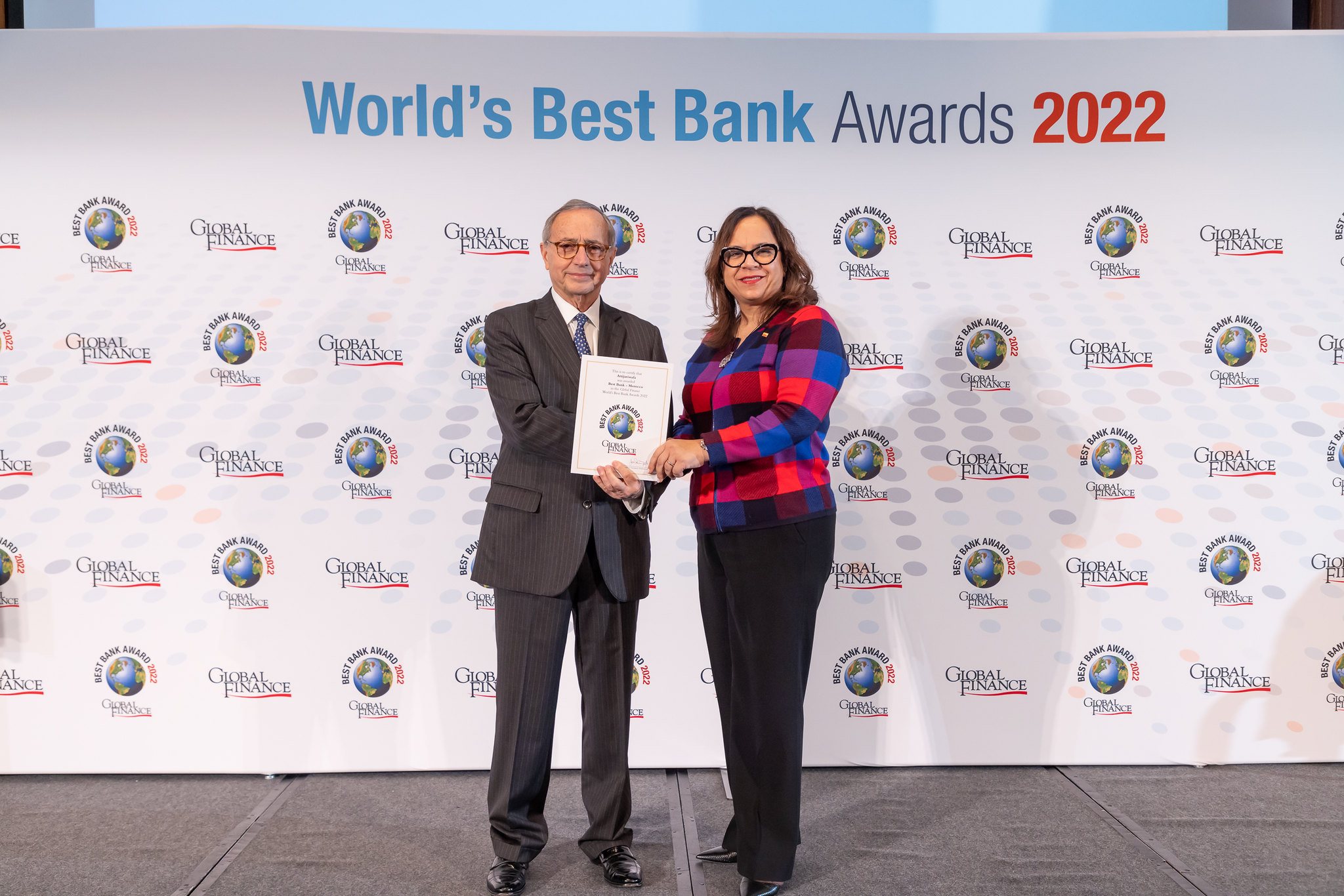 Global Finance décerne un 3e  prix au groupe Attijariwafa bank en 2022